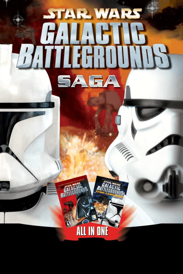 Star Wars: Galactic Battlegrounds Saga cover art